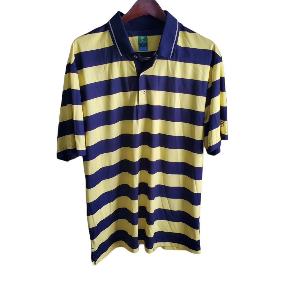 Men's Pro Tour Short Sleeve Golf Polo Shirt XL